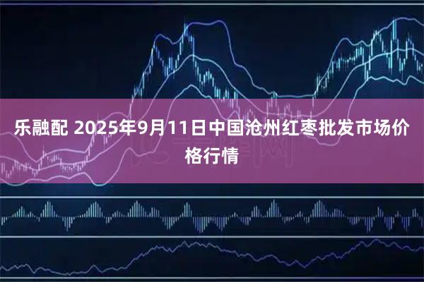 乐融配 2025年9月11日中国沧州红枣批发市场价格行情