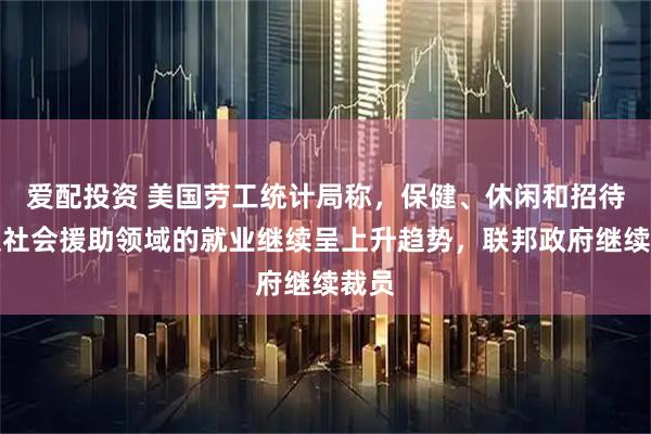 爱配投资 美国劳工统计局称，保健、休闲和招待以及社会援助领域的就业继续呈上升趋势，联邦政府继续裁员