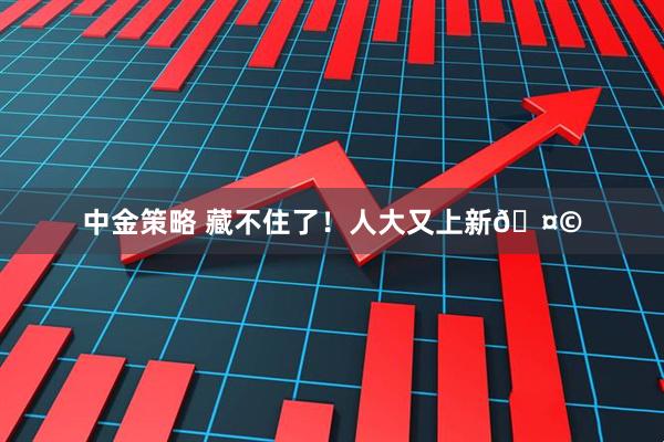 中金策略 藏不住了！人大又上新🤩